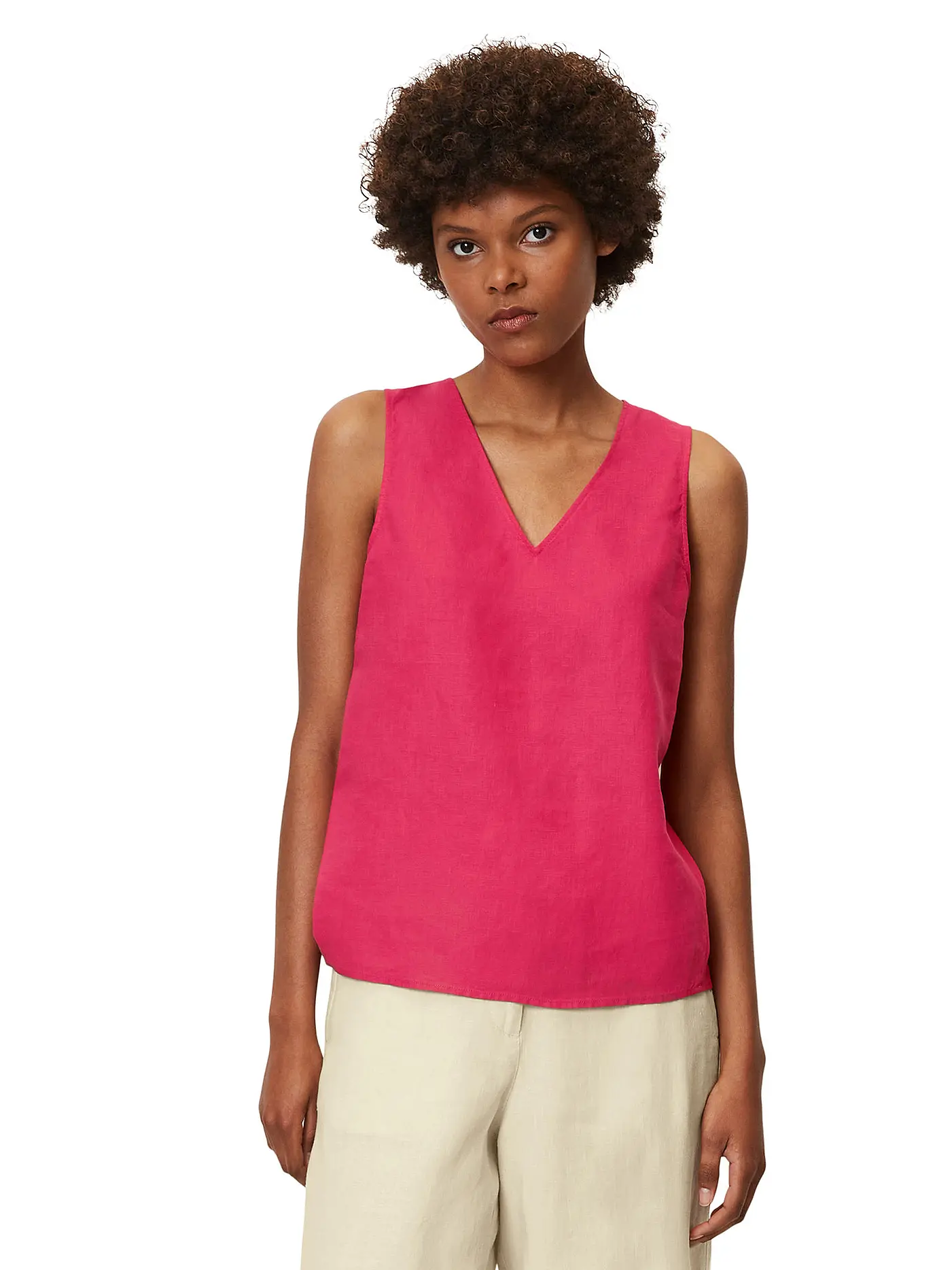 MARC O'POLO | Leinenshirt | rosa
